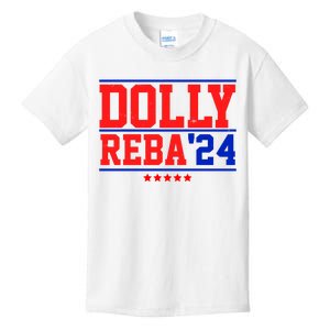 Dolly Reba 2024 Funny Political Kids T-Shirt