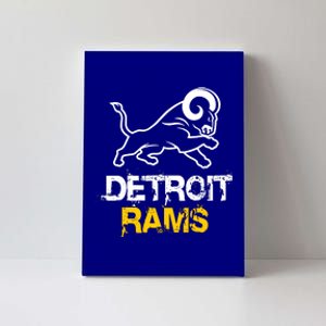 Detroit Rams 2022 Football Champions Canvas