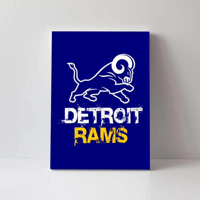 Detroit Rams 2022 Football Champions Canvas