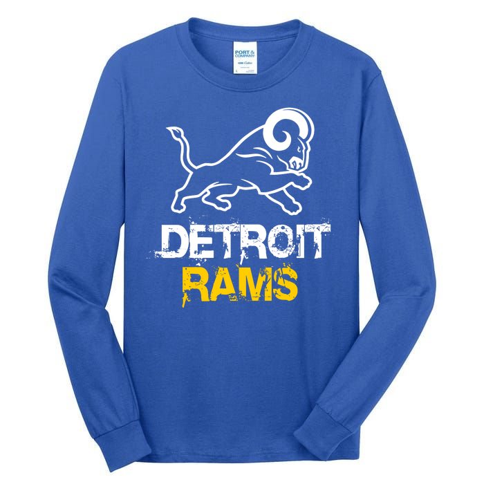 Detroit Rams 2022 Football Champions Tall Long Sleeve T-Shirt