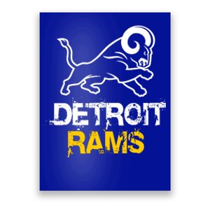 Detroit Rams 2022 Football Champions Poster