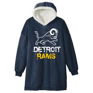 Detroit Rams 2022 Football Champions Hooded Wearable Blanket