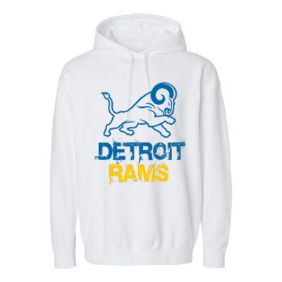 Detroit Rams 2022 Football Champions Garment-Dyed Fleece Hoodie