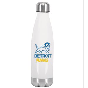 Detroit Rams 2022 Football Champions Stainless Steel Insulated Water Bottle