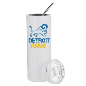 Detroit Rams 2022 Football Champions Stainless Steel Tumbler