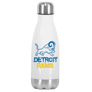 Detroit Rams 2022 Football Champions Stainless Steel Insulated Water Bottle