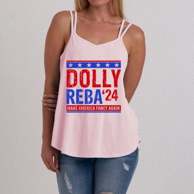 Dolly Reba 24 Make America Fancy Again Women's Strappy Tank