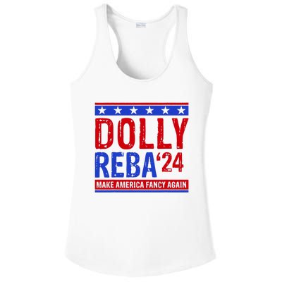 Dolly Reba 24 Make America Fancy Again Ladies PosiCharge Competitor Racerback Tank