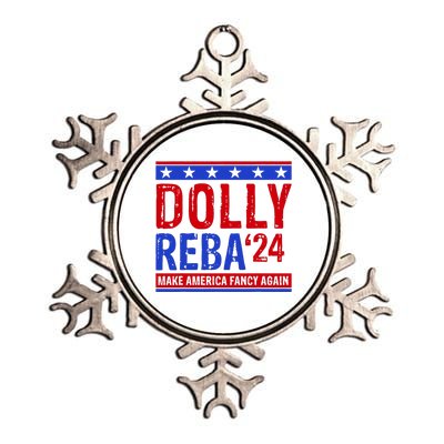 Dolly Reba 24 Make America Fancy Again Metallic Star Ornament