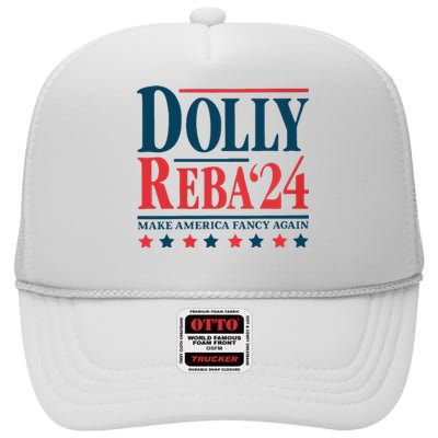 Dolly Reba 2024 High Crown Mesh Back Trucker Hat