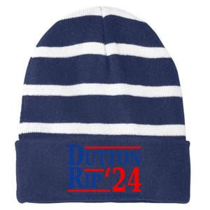 Dutton Rip 2024 Taking Them All To The Train Station Striped Beanie with Solid Band