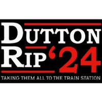 D.U.T.T.O.N Rip 2024 President Day 4th Of July Bumper Sticker