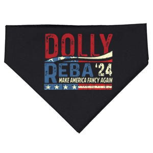 Dolly Reba 2024 Make America Fancy Again Flag Usa USA-Made Doggie Bandana