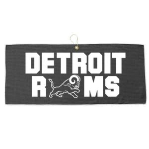 Detroit Rams 2022 Large Microfiber Waffle Golf Towel