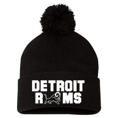 Detroit Rams 2022 Pom Pom 12in Knit Beanie