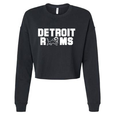 Detroit Rams 2022 Cropped Pullover Crew