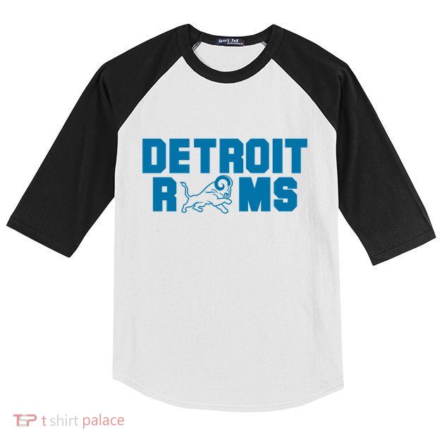 Detroit Rams 2022 Kids Colorblock Raglan Jersey