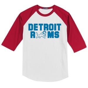 Detroit Rams 2022 Kids Colorblock Raglan Jersey