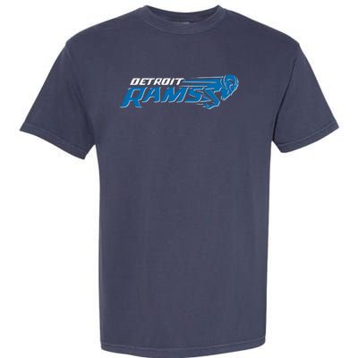 Detroit Rams 2022 Football Logo Garment-Dyed Heavyweight T-Shirt