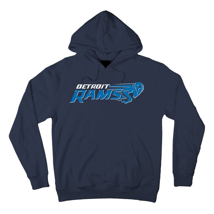 Detroit Rams 2022 Football Logo Hoodie