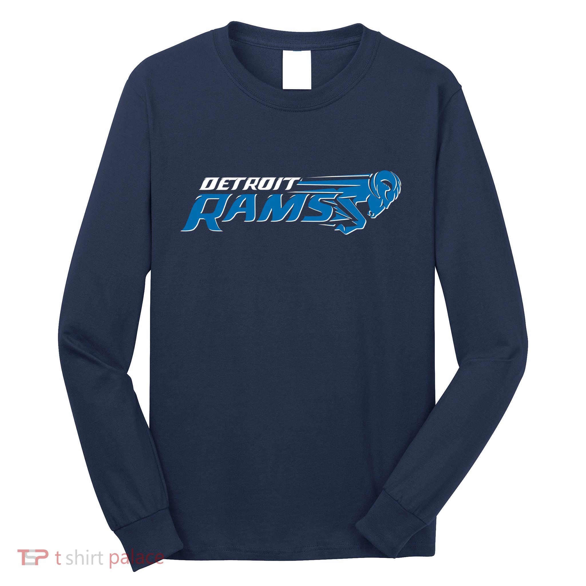 Detroit Rams 2022 Football Logo Long Sleeve Shirt