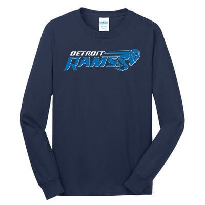 Detroit Rams 2022 Football Logo Tall Long Sleeve T-Shirt