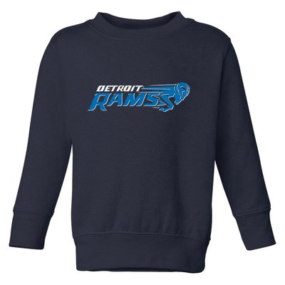 Detroit Rams 2022 Football Logo Toddler Sweatshirt