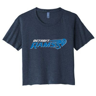 Detroit Rams 2022 Football Logo Crop Top
