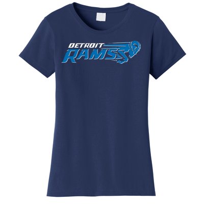 Detroit Rams 2022 Football Logo Women's T-Shirt