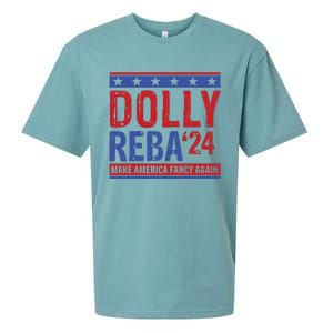 Dolly Reba 24 Make America Fancy Again Sueded Cloud Jersey T-Shirt