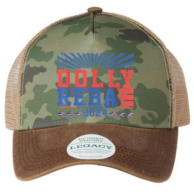 Dolly Reba 24 America Fancy Again 24 Legacy Tie Dye Trucker Hat