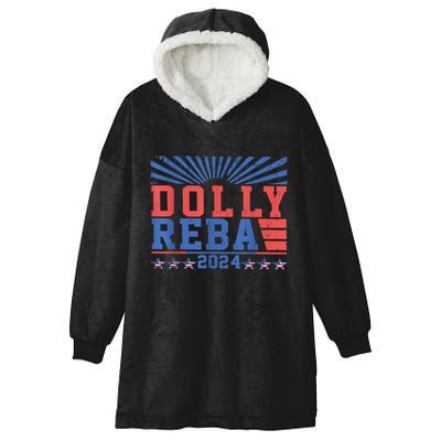 Dolly Reba 24 America Fancy Again 24 Hooded Wearable Blanket