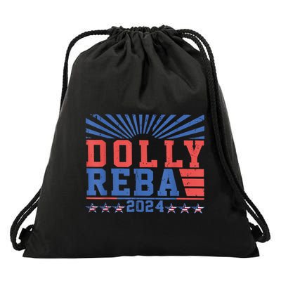 Dolly Reba 24 America Fancy Again 24 Drawstring Bag