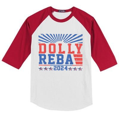 Dolly Reba 24 America Fancy Again 24 Kids Colorblock Raglan Jersey