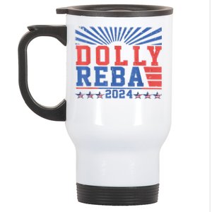 Dolly Reba 24 America Fancy Again 24 Stainless Steel Travel Mug