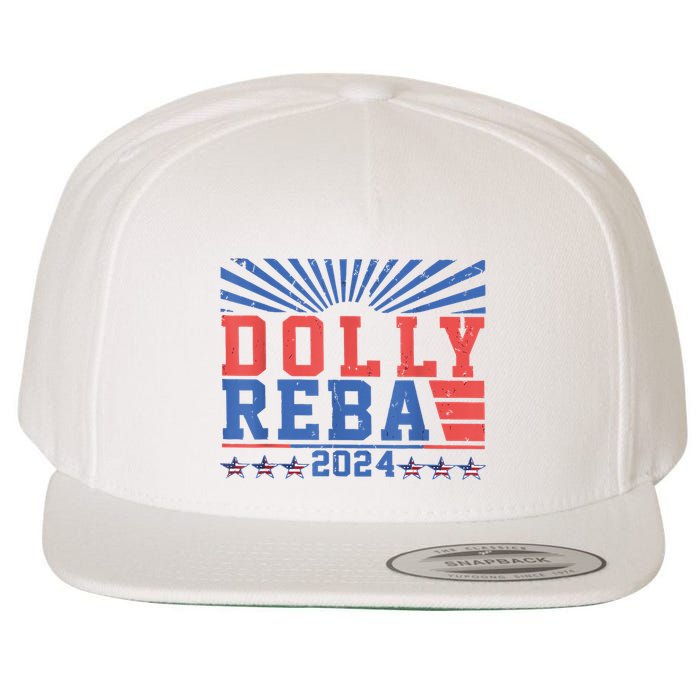Dolly Reba 24 America Fancy Again 24 Wool Snapback Cap