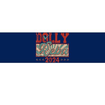 Dolly Reba 24 Retro Vintage Make America Fancy Again 24 Bumper Sticker