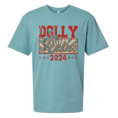 Dolly Reba 24 Retro Vintage Make America Fancy Again 24 Sueded Cloud Jersey T-Shirt