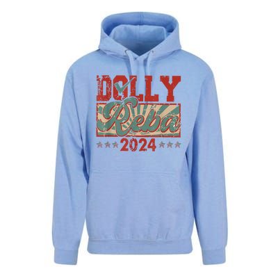 Dolly Reba 24 Retro Vintage Make America Fancy Again 24 Unisex Surf Hoodie