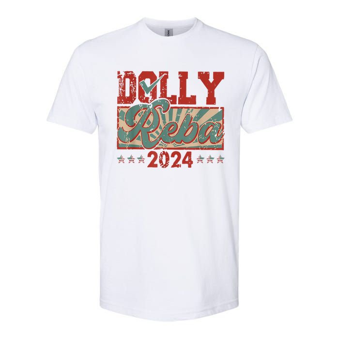 Dolly Reba 24 Retro Vintage Make America Fancy Again 24 Softstyle CVC T-Shirt