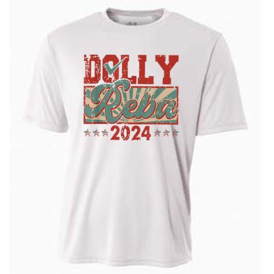 Dolly Reba 24 Retro Vintage Make America Fancy Again 24 Cooling Performance Crew T-Shirt