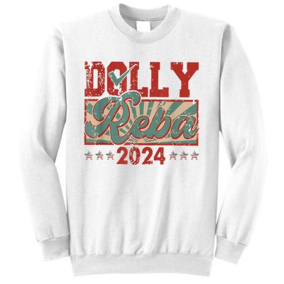 Dolly Reba 24 Retro Vintage Make America Fancy Again 24 Sweatshirt