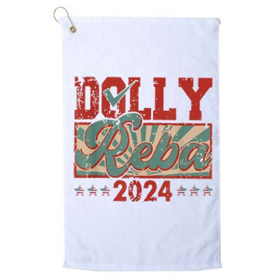 Dolly Reba 24 Retro Vintage Make America Fancy Again 24 Platinum Collection Golf Towel