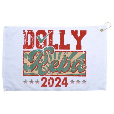 Dolly Reba 24 Retro Vintage Make America Fancy Again 24 Grommeted Golf Towel