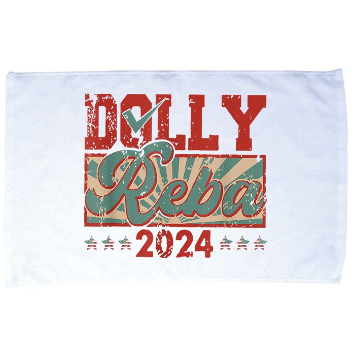 Dolly Reba 24 Retro Vintage Make America Fancy Again 24 Microfiber Hand Towel