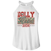 Dolly Reba 24 Retro Vintage Make America Fancy Again 24 Women's Perfect Tri Rocker Tank