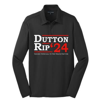 D.U.T.T.O.N. R.I.P 2024 President Day Silk Touch Performance Long Sleeve Polo