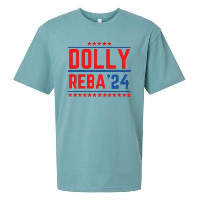 Dolly Reba 2024 Funny Political Sueded Cloud Jersey T-Shirt