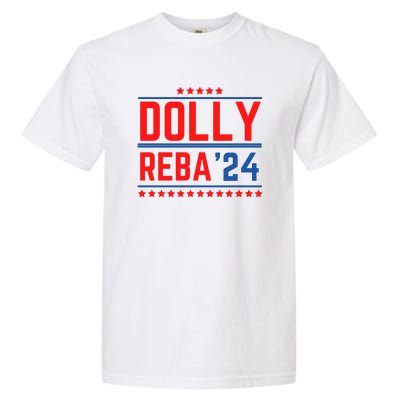 Dolly Reba 2024 Funny Political Garment-Dyed Heavyweight T-Shirt