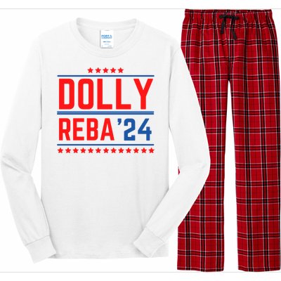 Dolly Reba 2024 Funny Political Long Sleeve Pajama Set